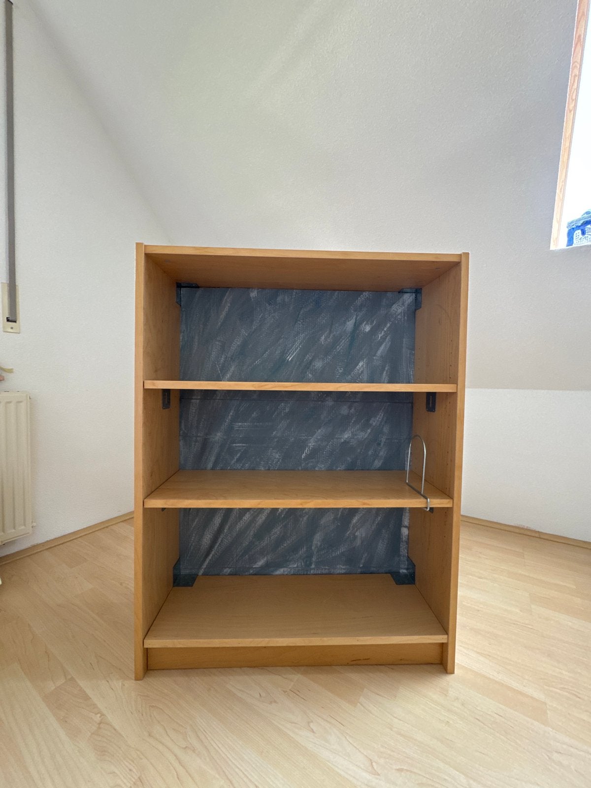 Houten Boekenkast met 3 Planken - Gebruikt, Huis en Inrichting, Ophalen, Met plank(en), Gebruikt, 100 tot 150 cm