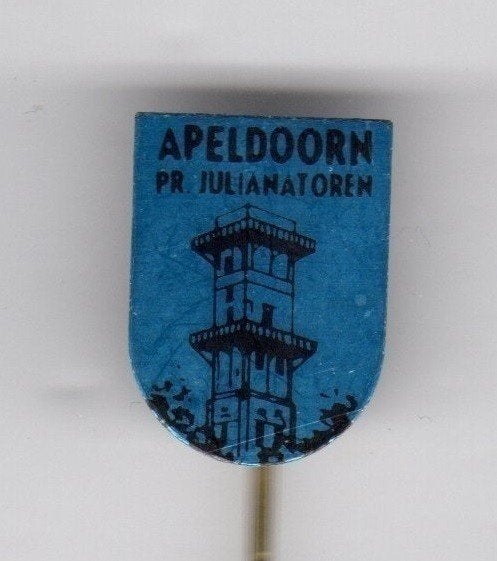Speldje APELDOORN PRINSES JULIANATOREN (A8), Verzamelen, Speldjes, Pins en Buttons, Ophalen of Verzenden, Gebruikt, Overige onderwerpen