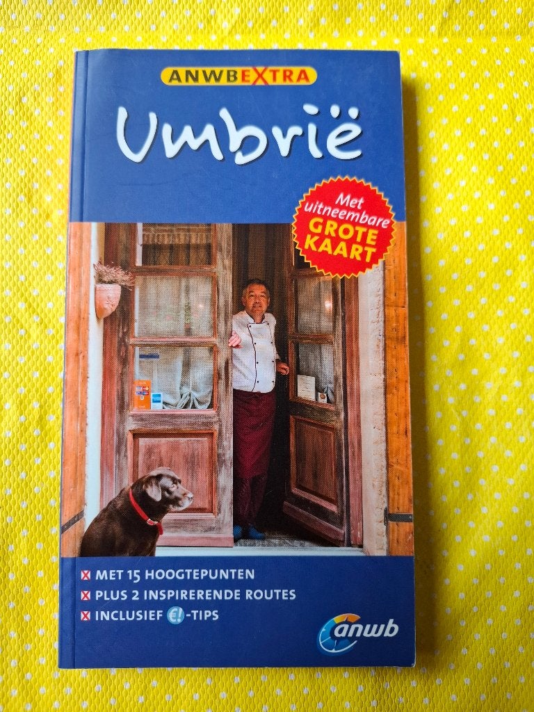 ANWB Extra Reisgids Umbrië met uitneembare kaart, Europa, Ophalen of Verzenden, Reisgids of -boek, ANWB