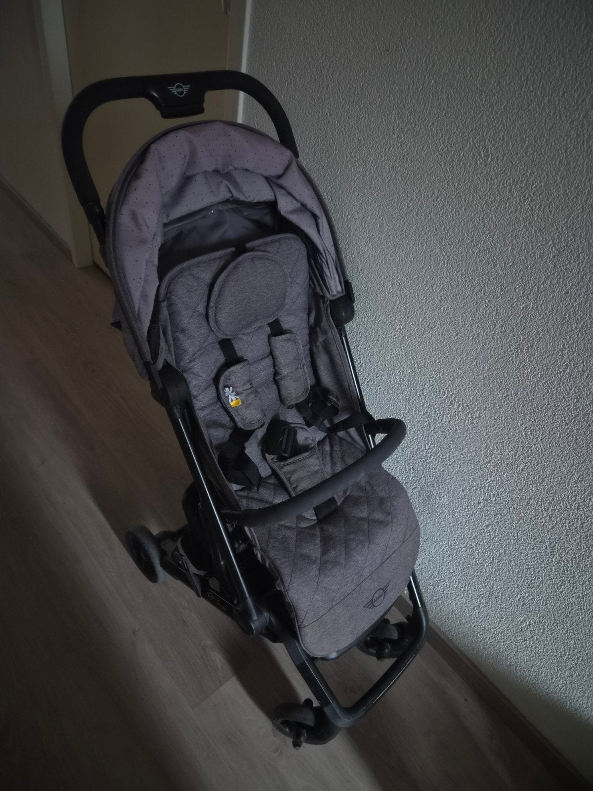Easy walker MINI buggy XS Grijs, Kinderen en Baby's, Buggy's, Ophalen, Gebruikt, Overige merken, Verstelbare rugleuning