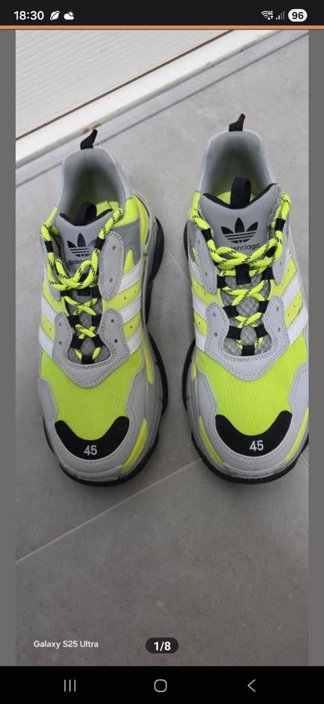 Balenciaga sneakers Maat 45, Ophalen of Verzenden, Zo goed als nieuw, Zwart
