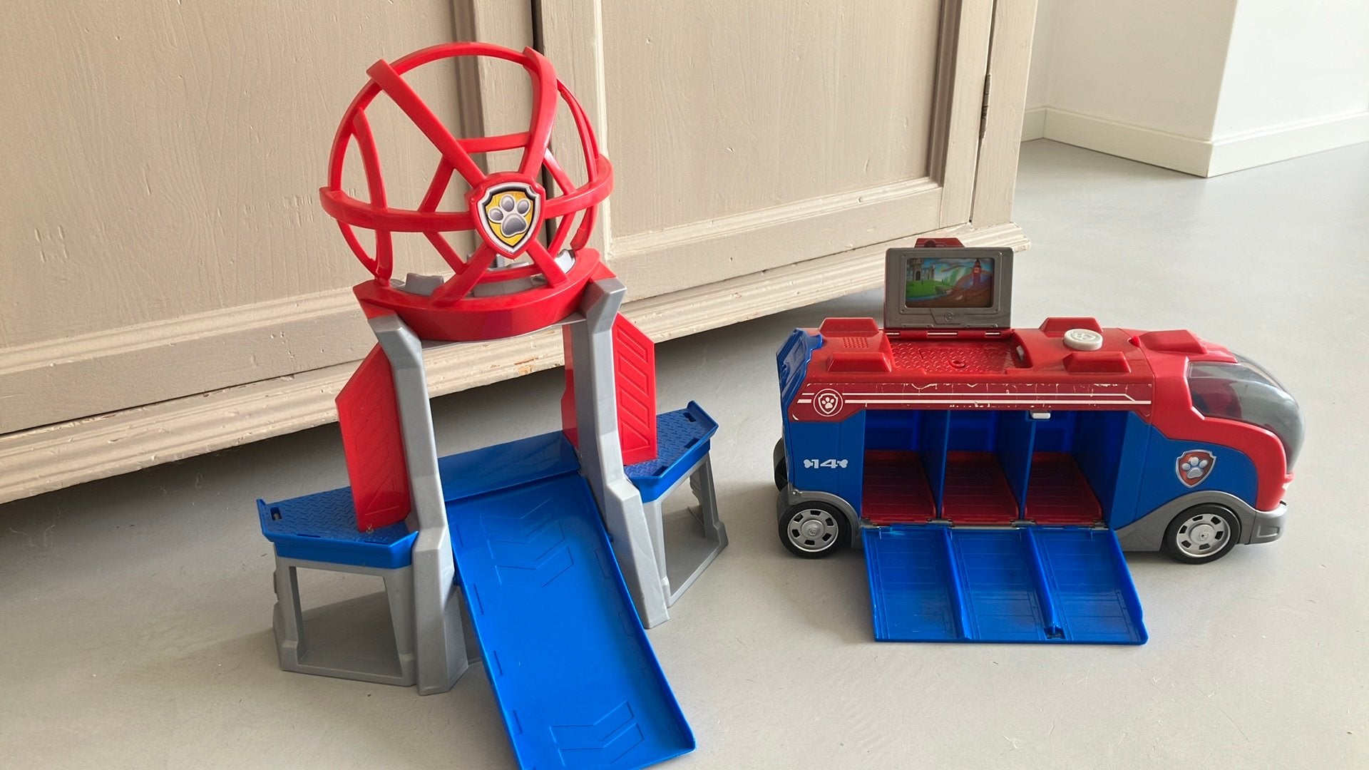 Paw patrol set, Ophalen of Verzenden, Gebruikt