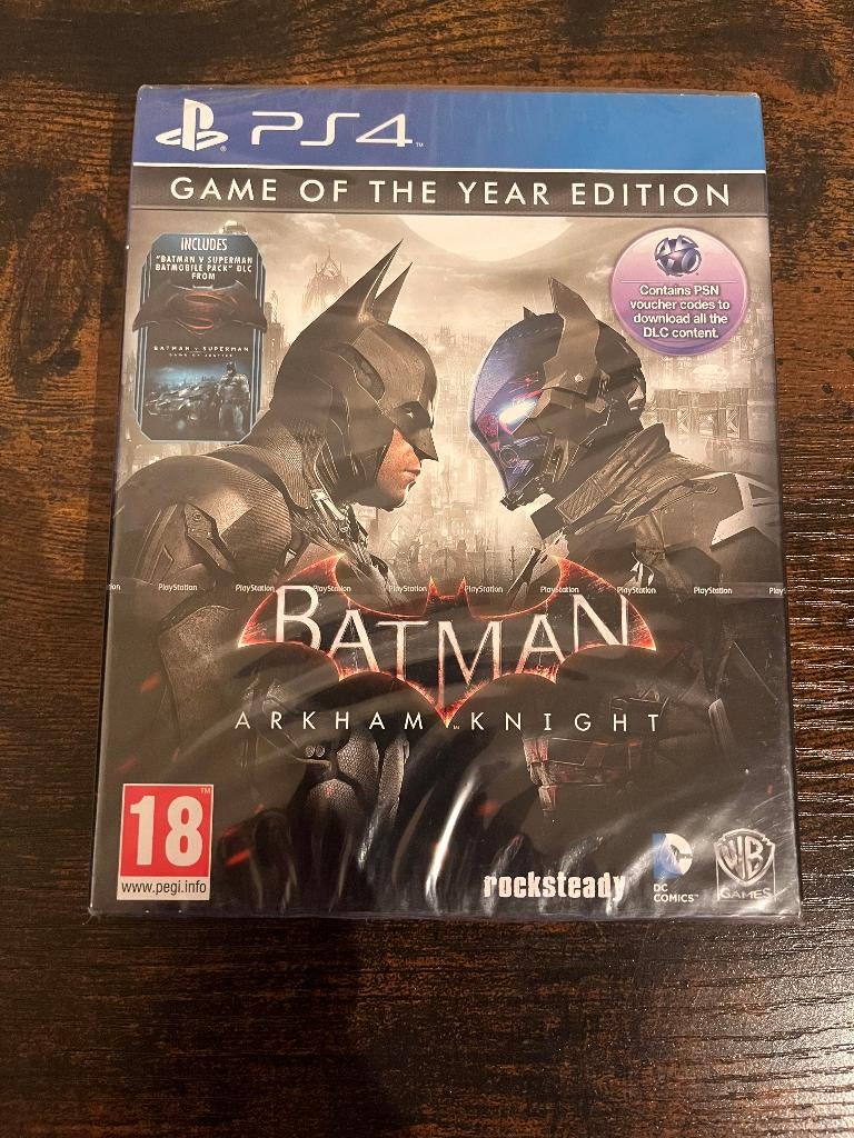 Batman Arkham Knight Game of the Year PS4 Sealed/New, Avontuur en Actie, Vanaf 18 jaar, 1 speler, Nieuw