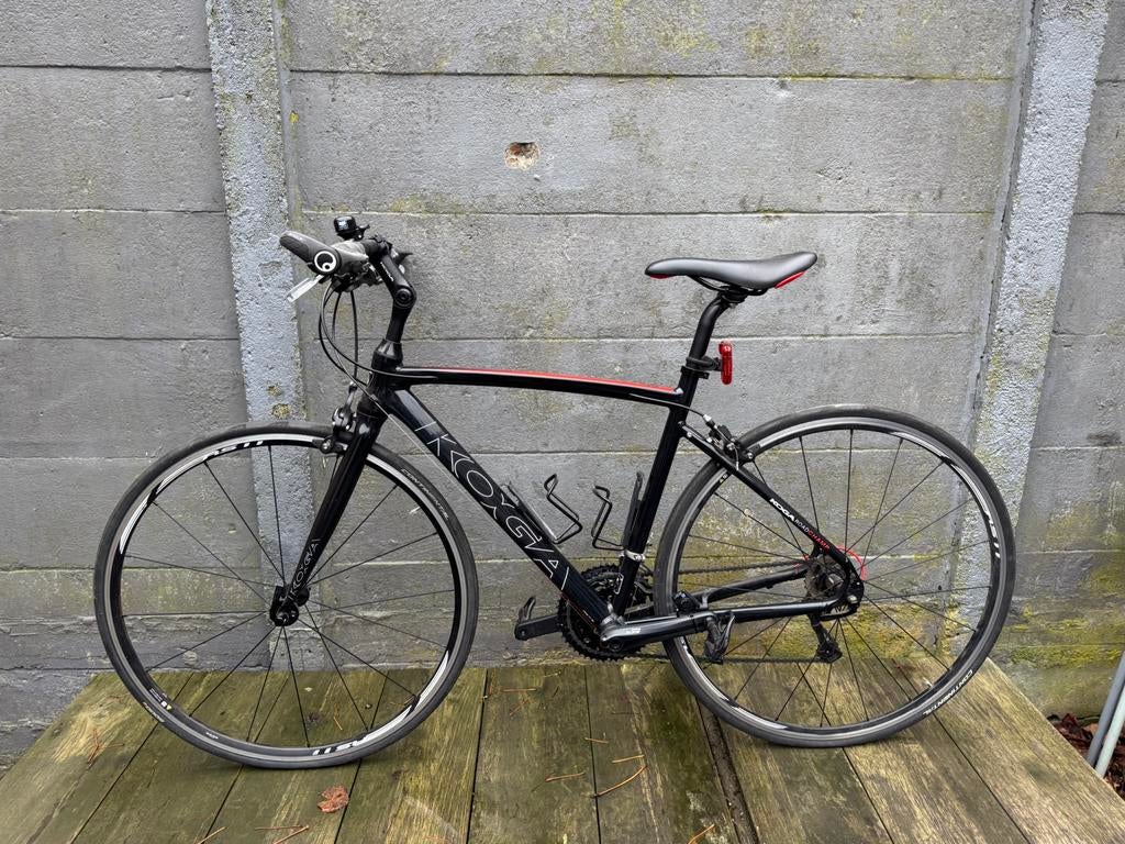 Zwarte Koga Roadchamp met 50 cm frame., Fietsen en Brommers, Fietsen | Racefietsen, Ophalen, 28 inch, Heren, Aluminium
