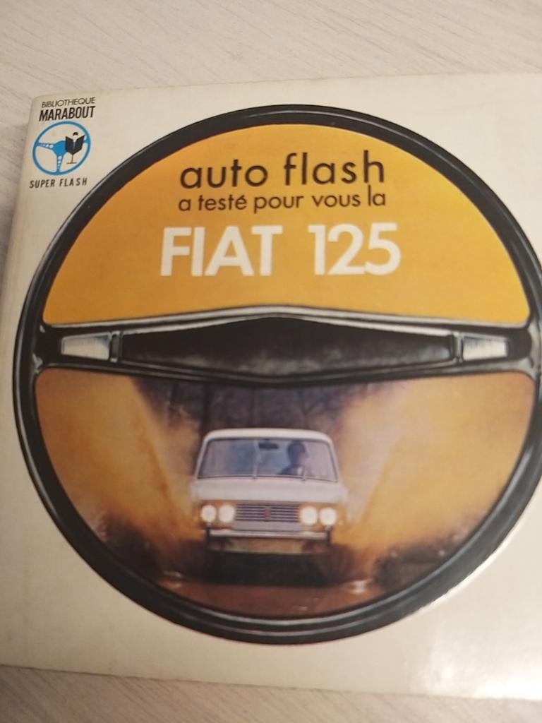 Zeldzaam ruim 130 blz Fiat 125 boek jaren 60 mooie foto's, Ophalen of Verzenden, Zo goed als nieuw, Overige merken