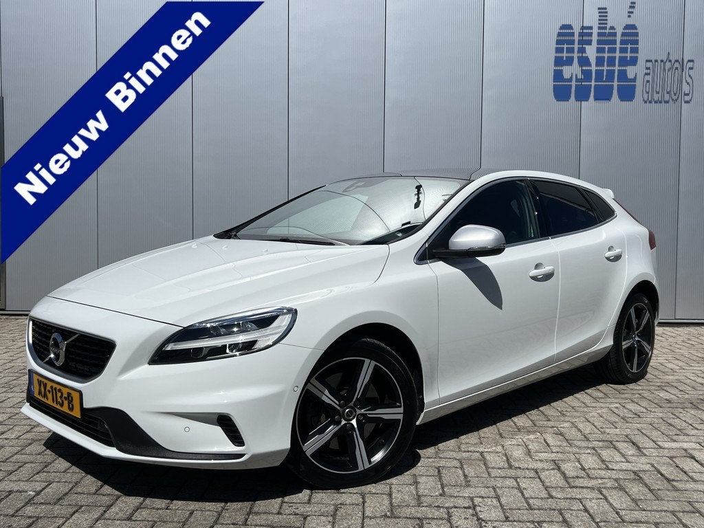 Volvo V40 1.5 T3 Automaat R-Design Polar + Sport Panoramadak, Auto's, Volvo, 4 cilinders, Wit, Origineel Nederlands, Bedrijf