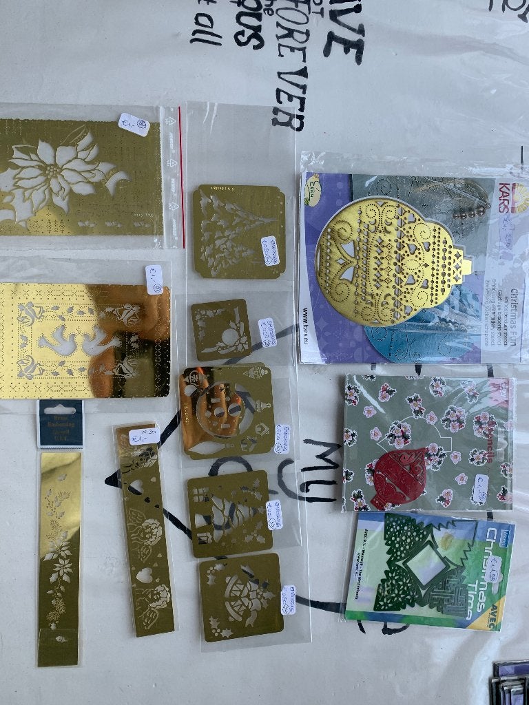 12x Embossing mallen met kerst thema, Ophalen of Verzenden, Nieuw, Kerst, Pons of Mal