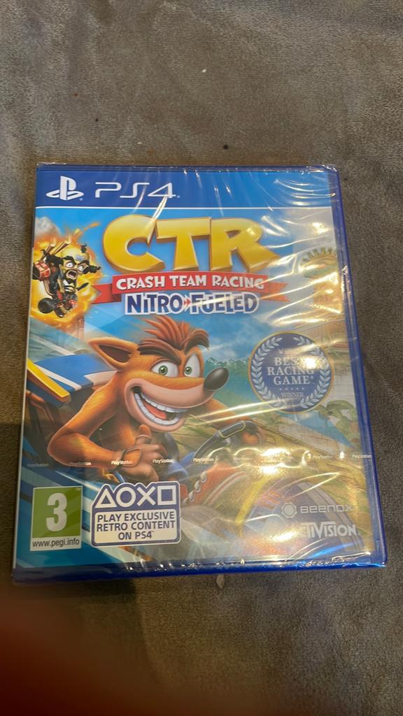 Crash Team Racing Nitro-Fueled PS4 - Nieuw in folie, Ophalen, Racen en Vliegen, Nieuw, Eén computer
