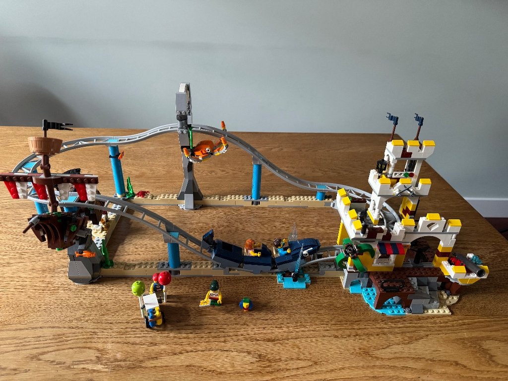 31084 Lego Creator Piratenachtbaan, Kinderen en Baby's, Gebruikt, Lego, Ophalen of Verzenden, Inclusief instructies