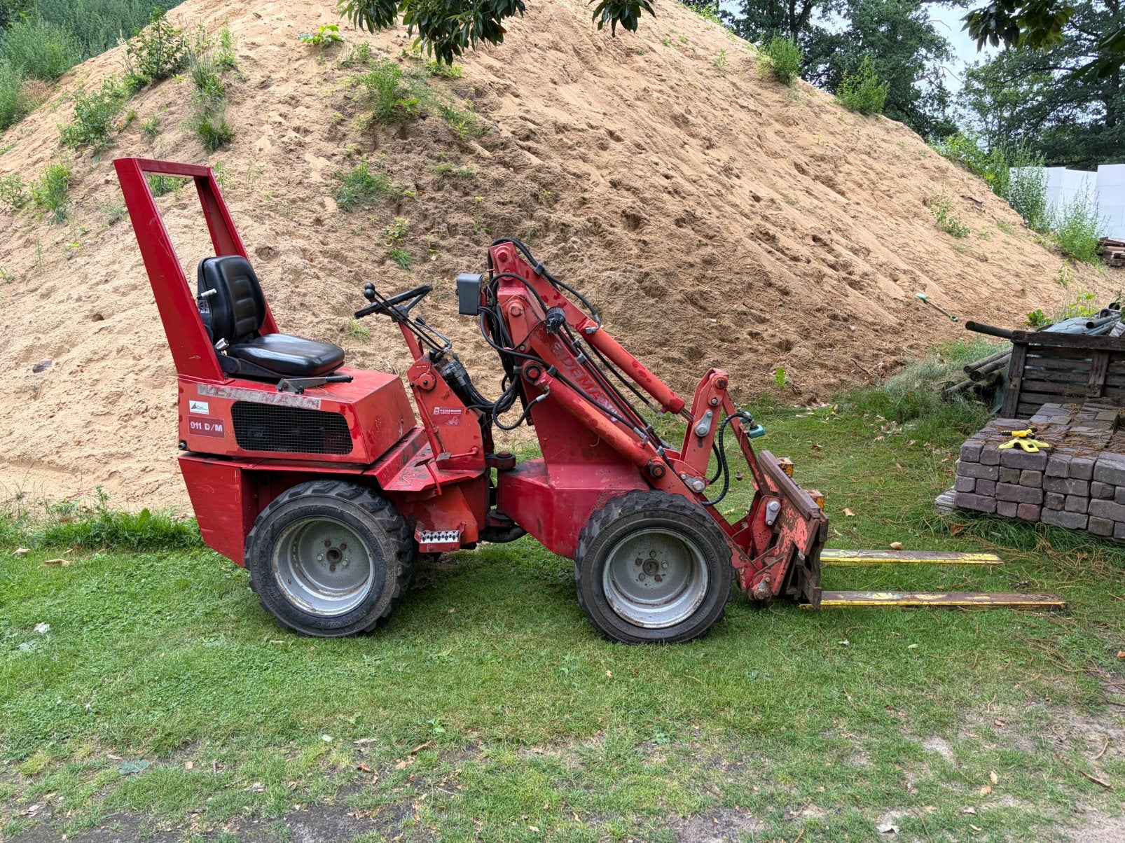 Weidemann 911 D/M, Ophalen, Wiellader of Shovel