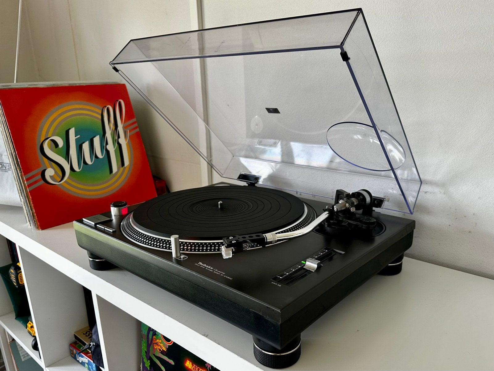 Technics SL-1210mk2, Audio, Tv en Foto, Platenspelers, Ophalen, Gebruikt, Pitch-regelaar, Platenspeler