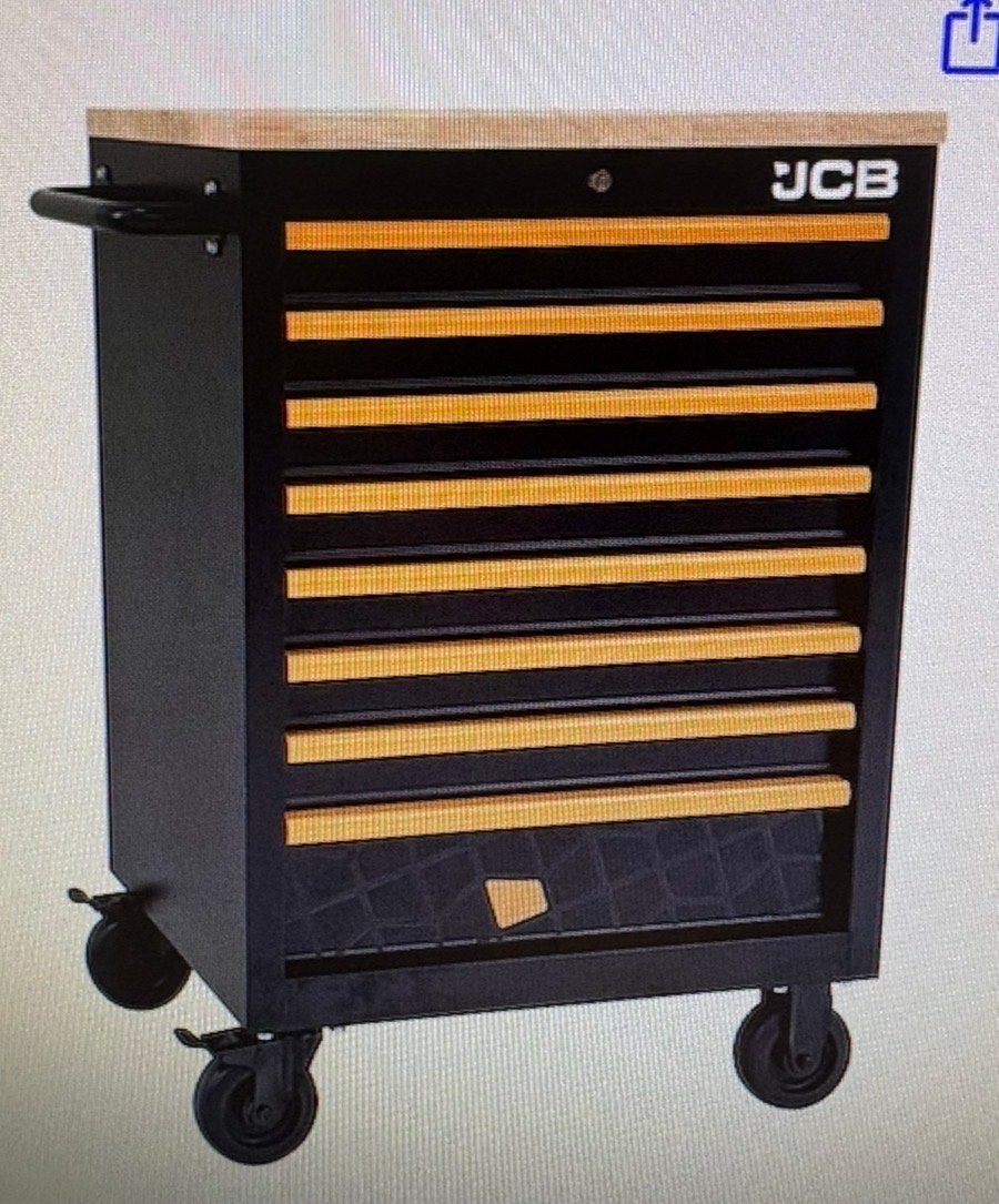 JCB 27 inch gevulde gereedschapskar (nieuw) met 7 laden, Doe-het-zelf en Verbouw, Ophalen, Gebruikt, Jcb, Jcb
