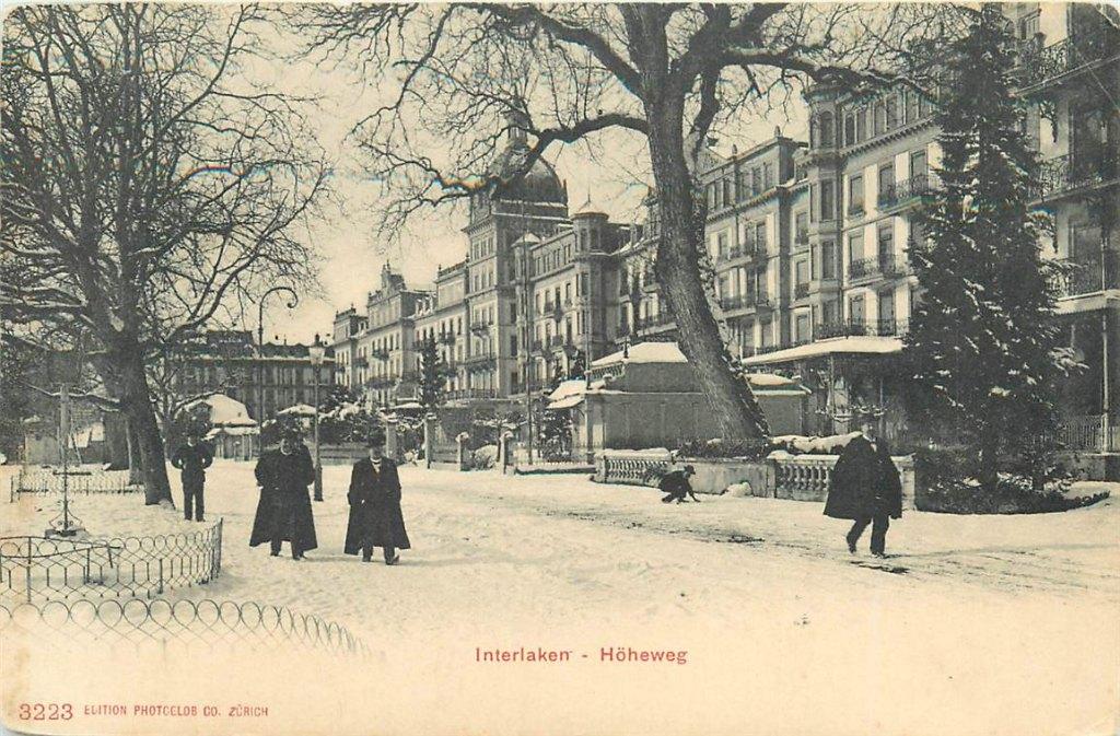 701-280-005 Interlaken Hoheweg, Verzenden, Voor 1920, Overig Europa