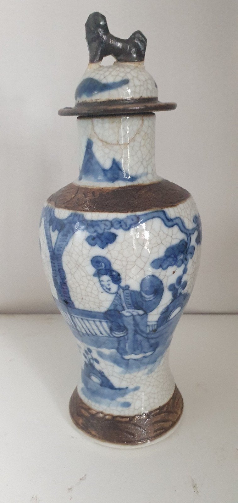 chinees deksel vaasje, Ophalen of Verzenden