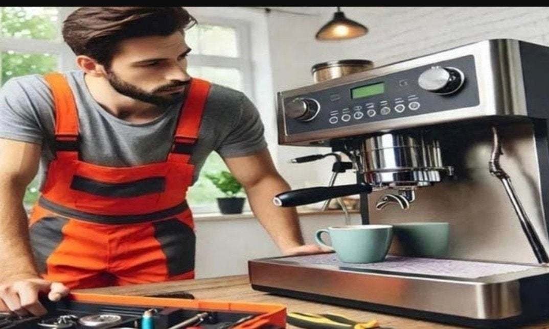 Reparatie van alle espressomachines, Ophalen