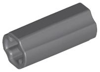 Lego Technic axle connector 2L donker grijs 8 stuks (new), Ophalen of Verzenden, Nieuw, Losse stenen, Lego