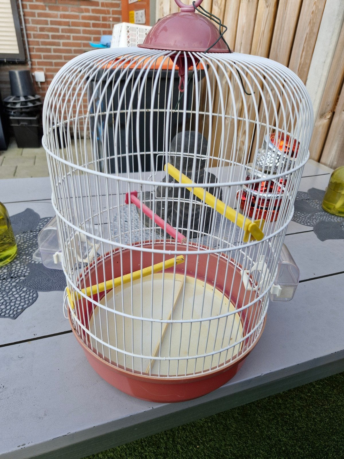 vogel kooi, Ophalen, Metaal, Vogelkooi