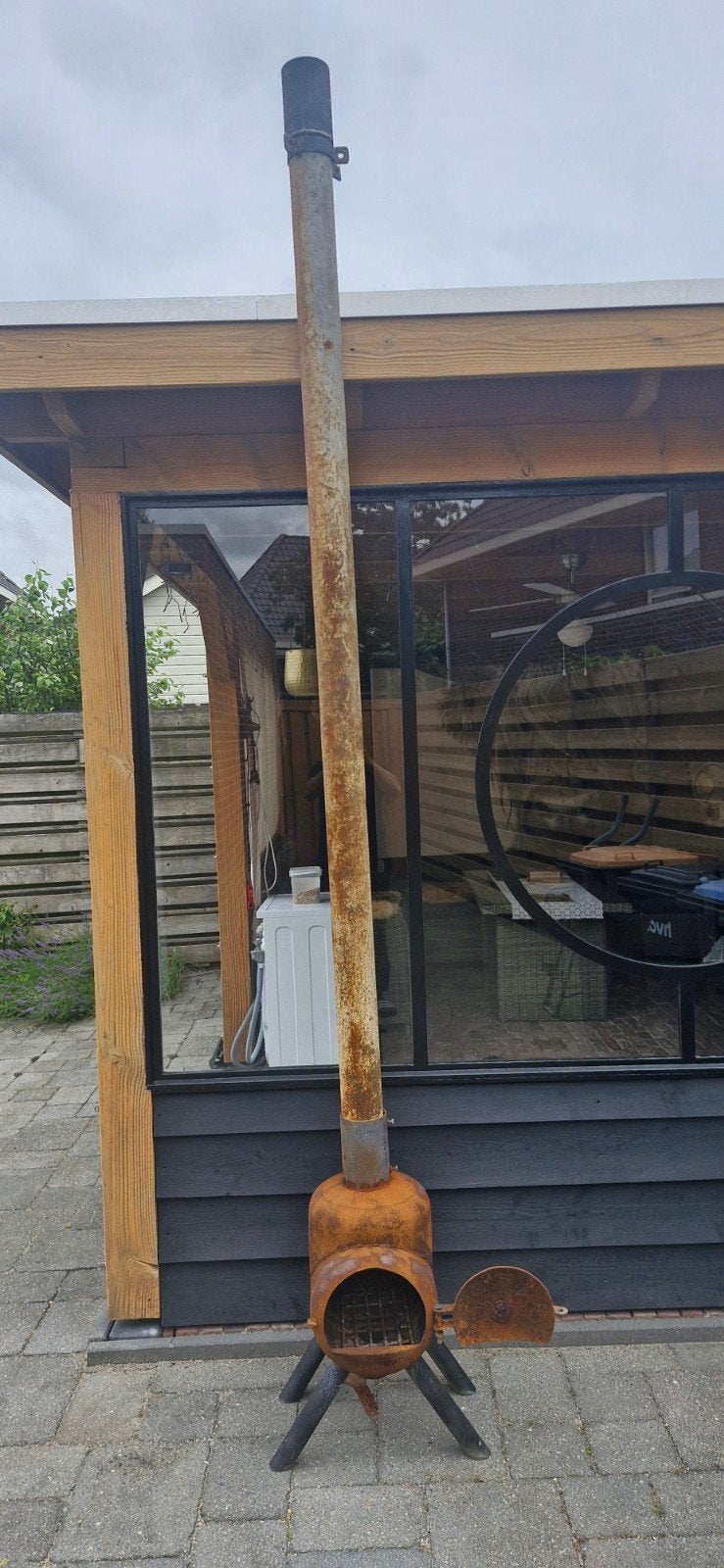 buitenhaard / vuurton / buiten haard  / bezorgen  / vuurkorf, Tuin en Terras, Vuurkorven, Ophalen of Verzenden