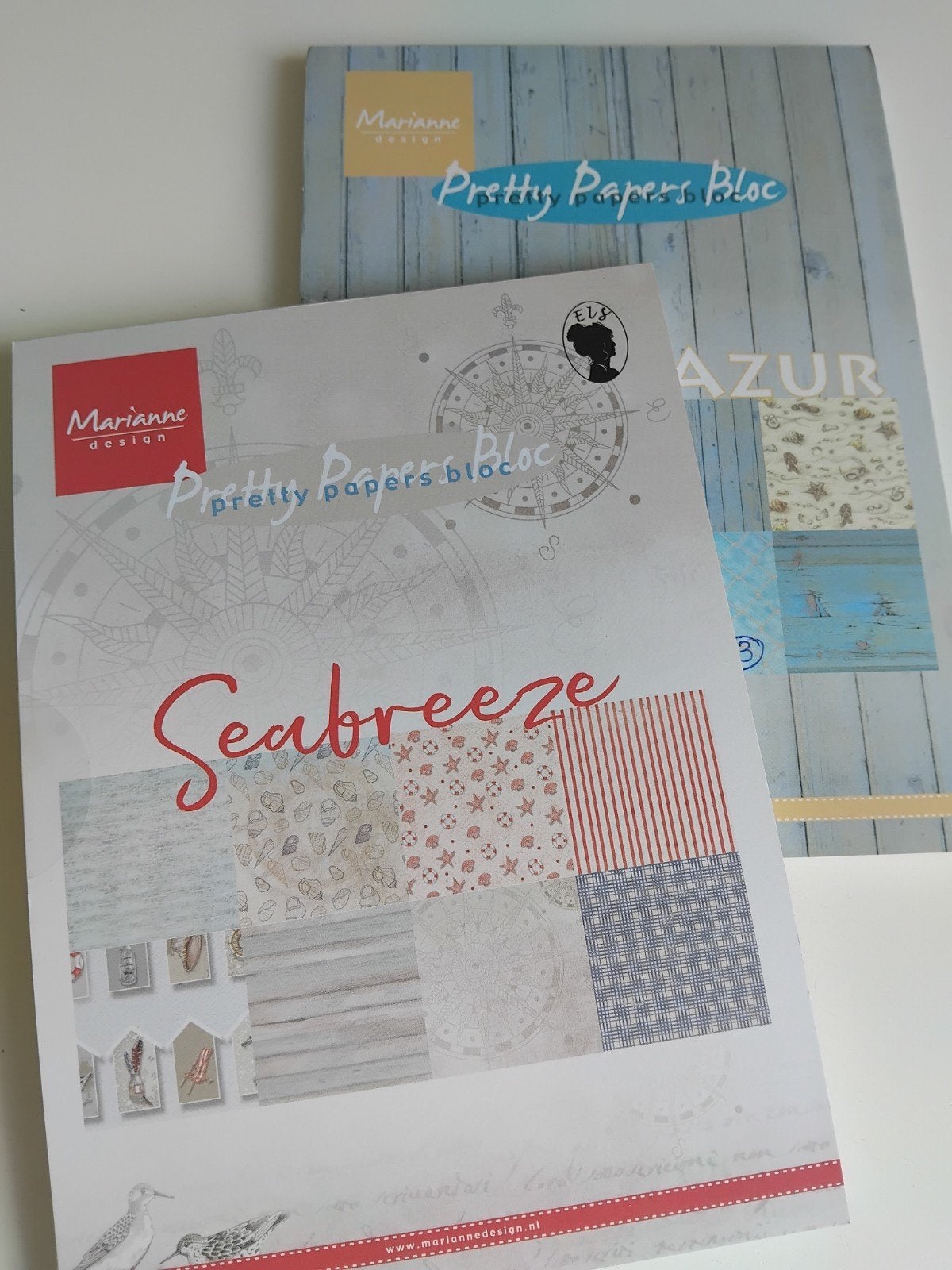 2x. marianne design pretty papers bloc, Hobby en Vrije tijd, Ophalen of Verzenden, Zo goed als nieuw, Papier of Karton