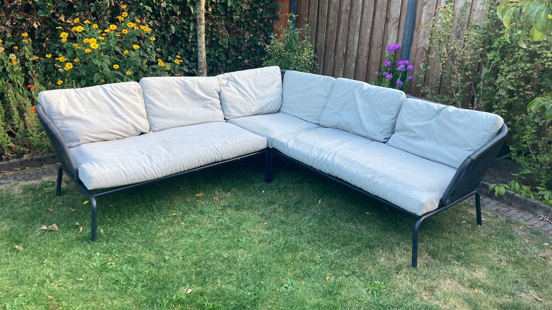 Loungebank Kopenhagen, Tuin en Terras, Tuinsets en Loungesets, Ophalen, 5 zitplaatsen, Gebruikt, Loungeset