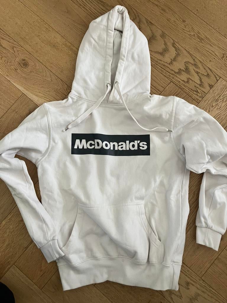 McDonald’s hoodie Mac MacDonalds Mc Donalds trui sweater S/M, Kleding | Heren, Truien en Vesten, Ophalen of Verzenden, Nieuw, Wit