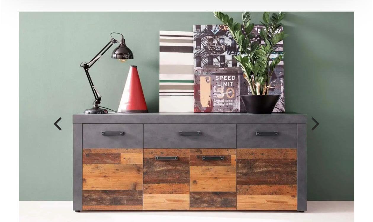 Mooi industrieel dressoir met Piet Hein Eek uitstraling, Ophalen, 150 tot 200 cm, Met lade(s)