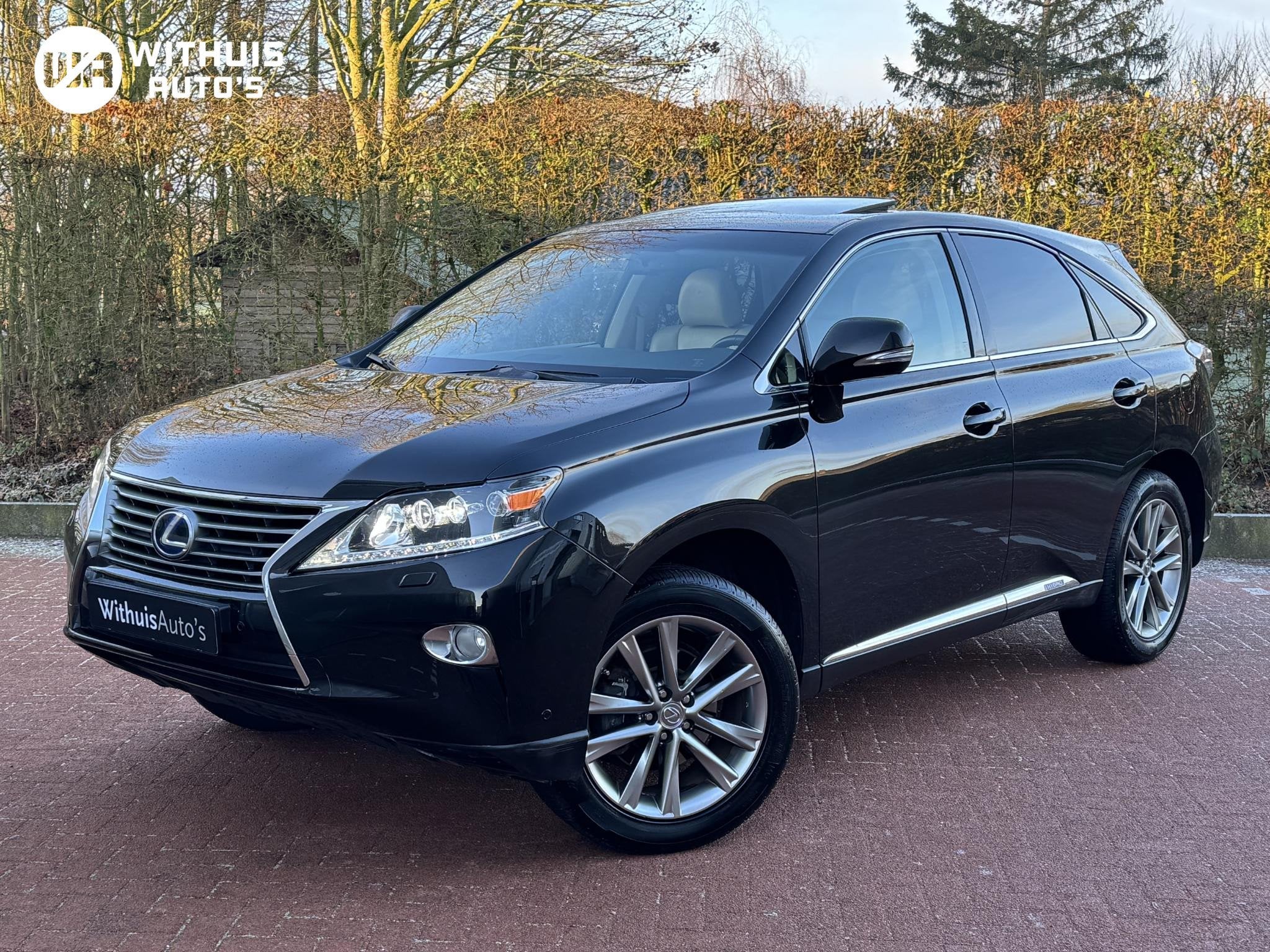 Lexus RX 450h 4WD Facelift Dakraam (Dealer onderhouden!), Auto's, Automaat, Euro 5, Gebruikt, Zwart