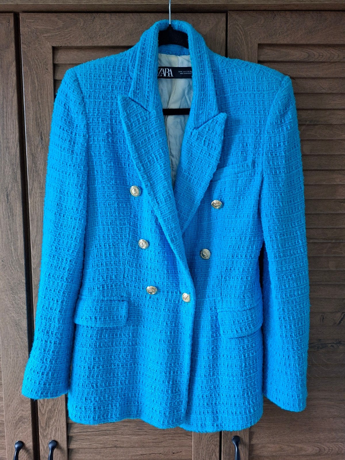 Zara | Blauwe blazer | Maat S, Blauw, Zara, Ophalen of Verzenden, Zo goed als nieuw