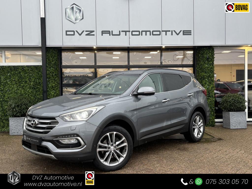 Hyundai Santa Fe 2.2 CRDi 4WD Comfort 7p. | Leder | Camera |, Auto's, Gebruikt, Euro 6, 7 stoelen, Leder