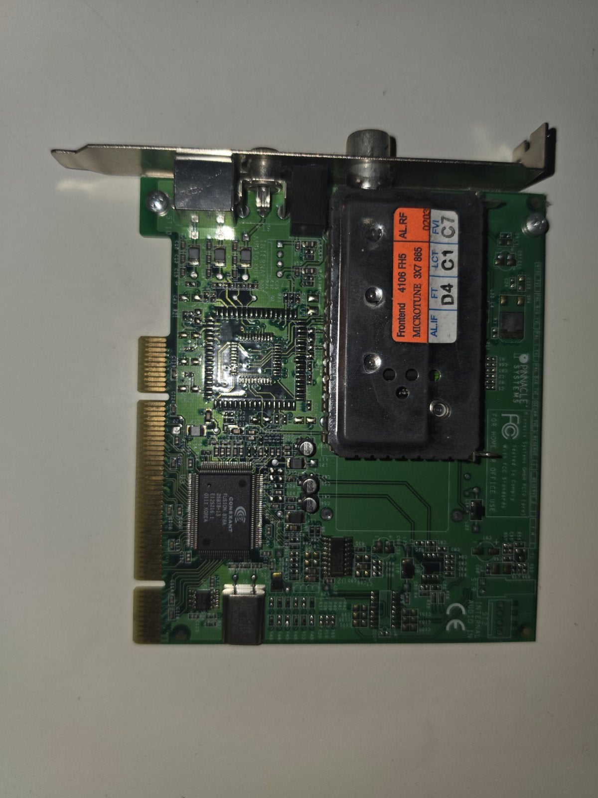 Pinnacle Systems TV-kaart PCI - Analoge TV-tuner, Tv-Out, Gebruikt, Overige soorten, Ophalen of Verzenden