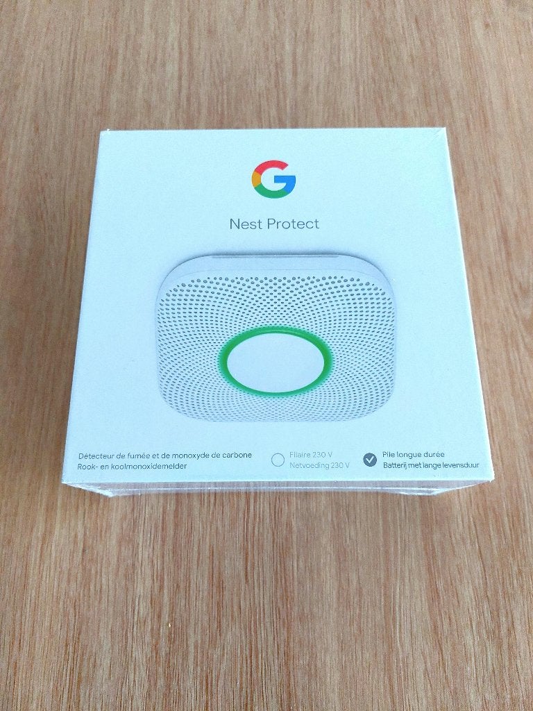 Google Nest Protect batterij in plastic seal, Detector, Sensor of Melder, Nieuw, Ophalen of Verzenden, Rook