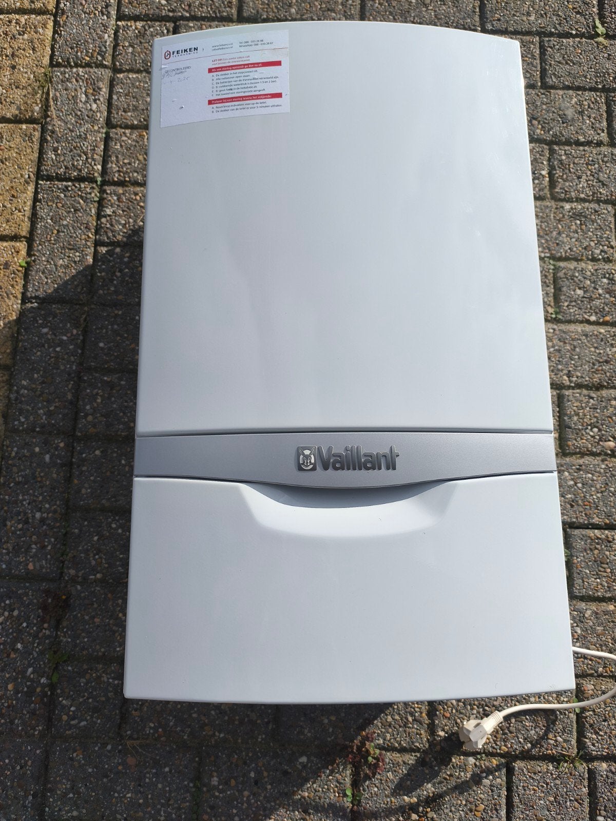 Vaillant Ecotec Plus CV-ketel uit 2021 (wegens warmtepomp), Ophalen, Zo goed als nieuw, Cv-ketel of Combi-ketel, Hoog rendement (Hr)