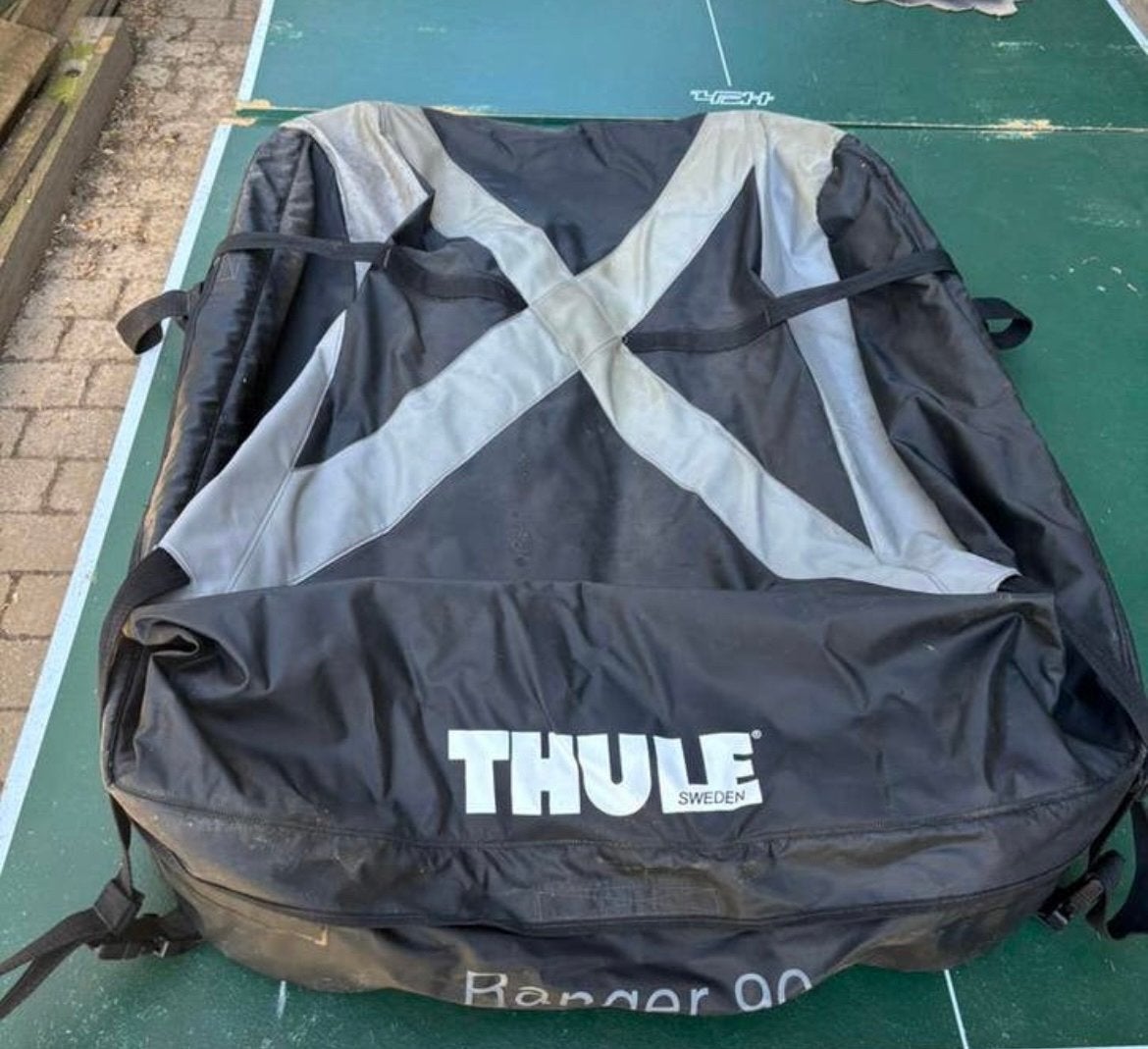 Thule Ranger 90 opvouwbare dakkoffer - Compact & Ruim, Auto diversen, Dakkoffers, Ophalen, Gebruikt