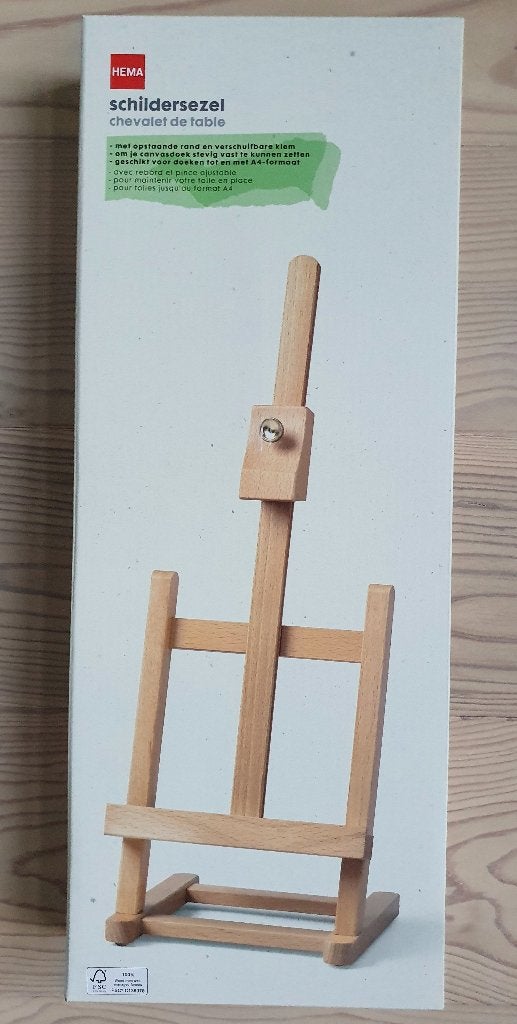 schildersezel tafelmodel: nieuw in de verpakking, 16x16x42cm, Ophalen of Verzenden, Nieuw, Ezel