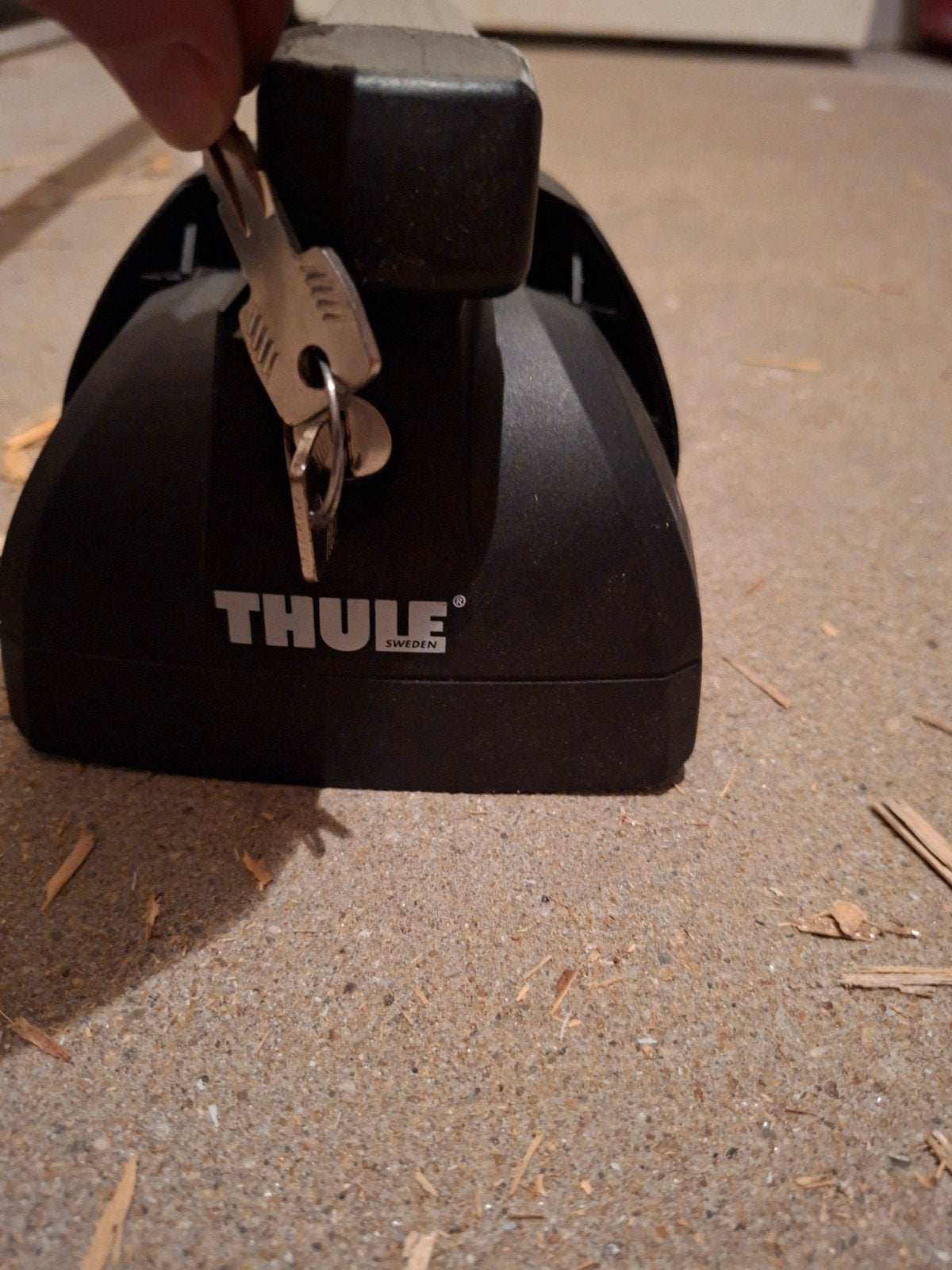 Thule Rapid System 753 dakdragers met sloten, Auto diversen, Ophalen, Gebruikt