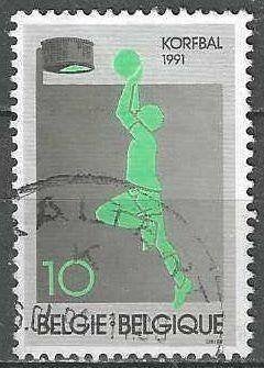Belgie 1991 - Yvert/OBP 2403 - Korfbal (ST), Verzenden, Gestempeld, Sport