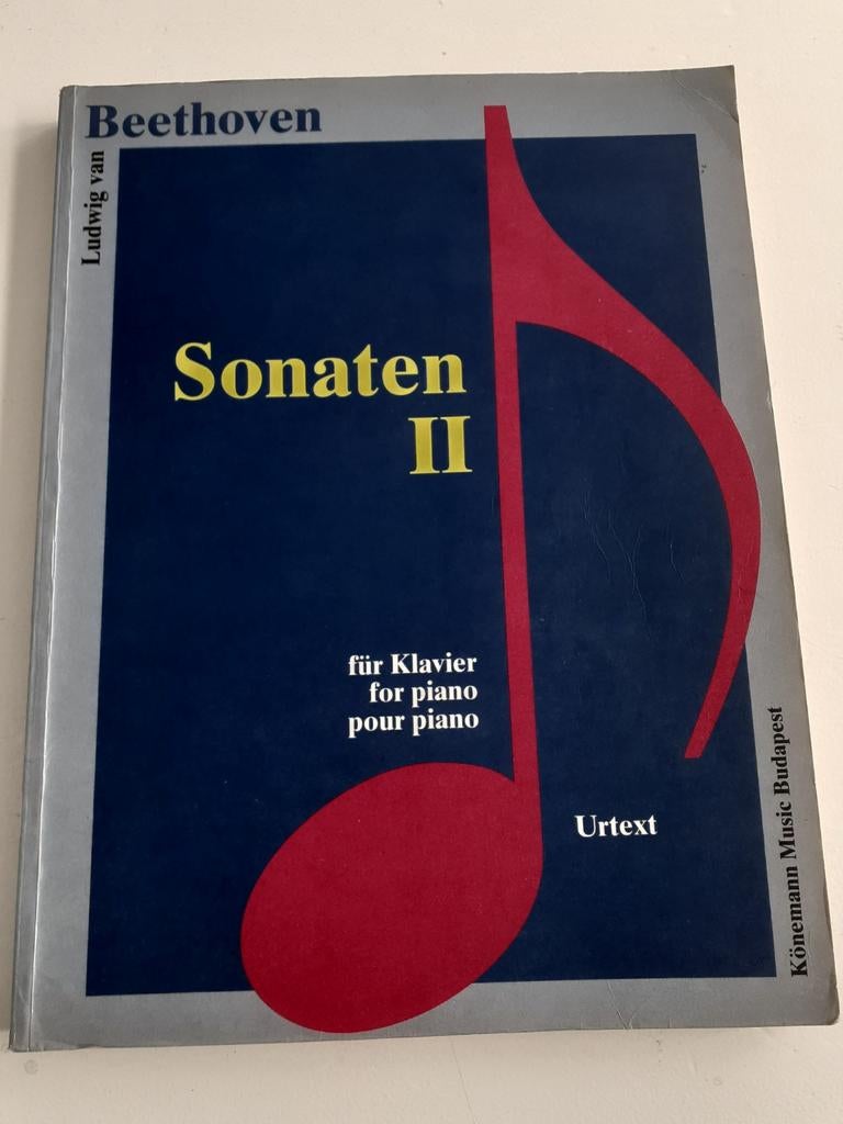 Beethoven Sonaten II voor Piano - Urtext Editie, Ophalen of Verzenden
