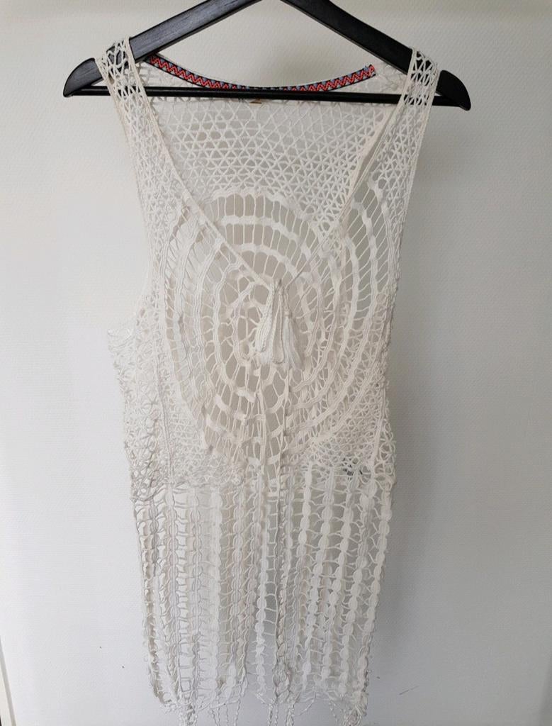 Pelagiza cover up/strand jurkje/top, Pelagiza, Wit, Ophalen of Verzenden, Maat 36 (S)