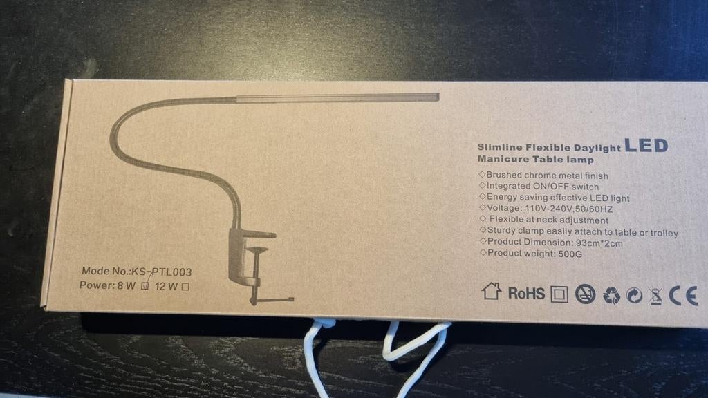 Flexibele LED Manicure Tafellamp - Slimline Daglicht, Ophalen of Verzenden, Nieuw