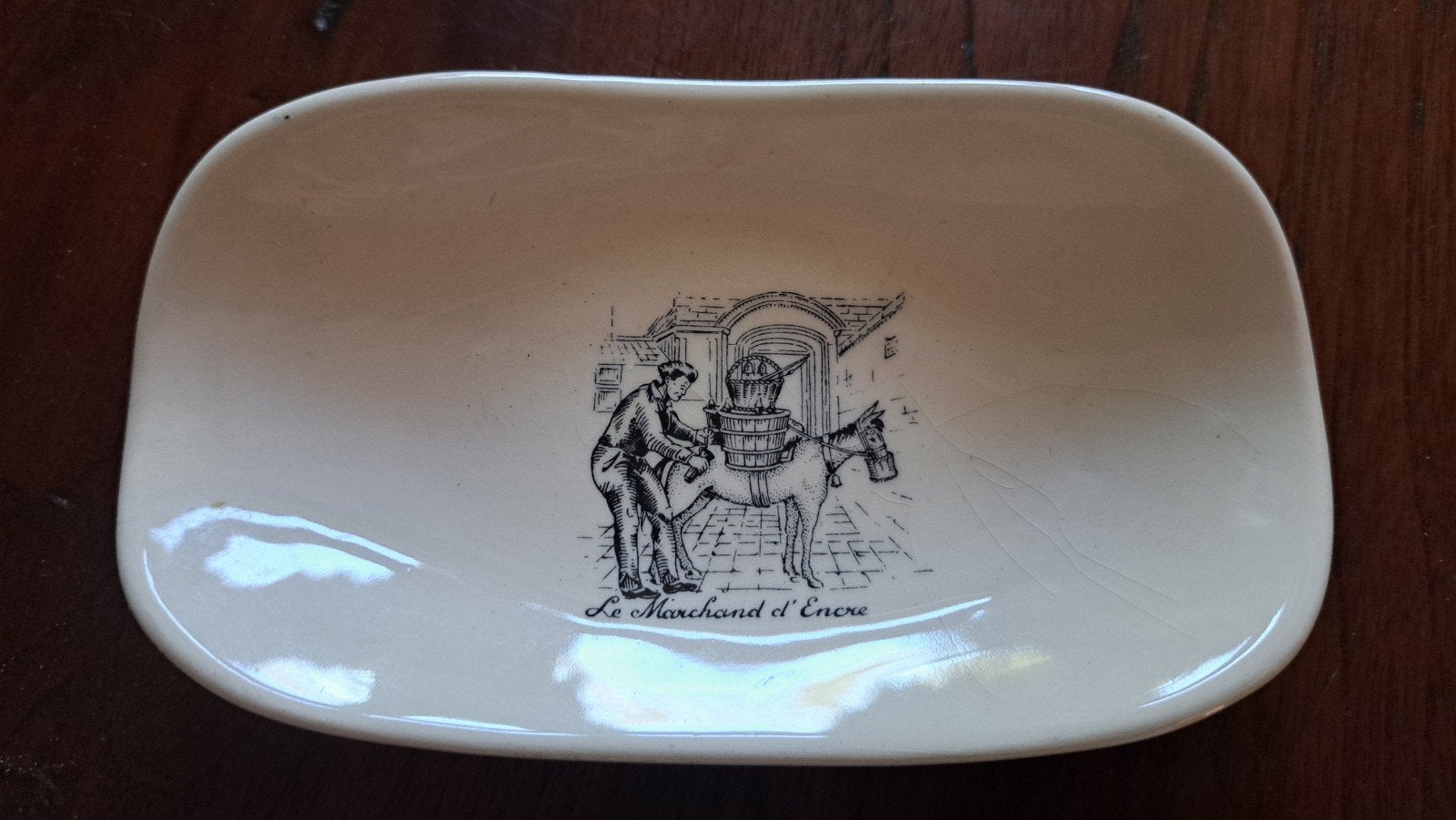 Gimborn schaaltje met 'Le Marchand d'Encre' afbeelding, Ophalen of Verzenden
