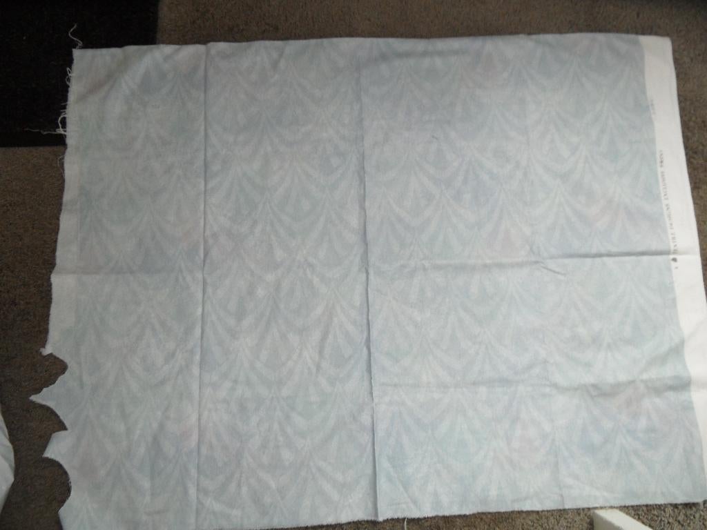 Katoenen lap stof, lichtblauw, Hobby en Vrije tijd, Stoffen en Lappen, Gebruikt, Blauw, Ophalen of Verzenden, 30 tot 120 cm