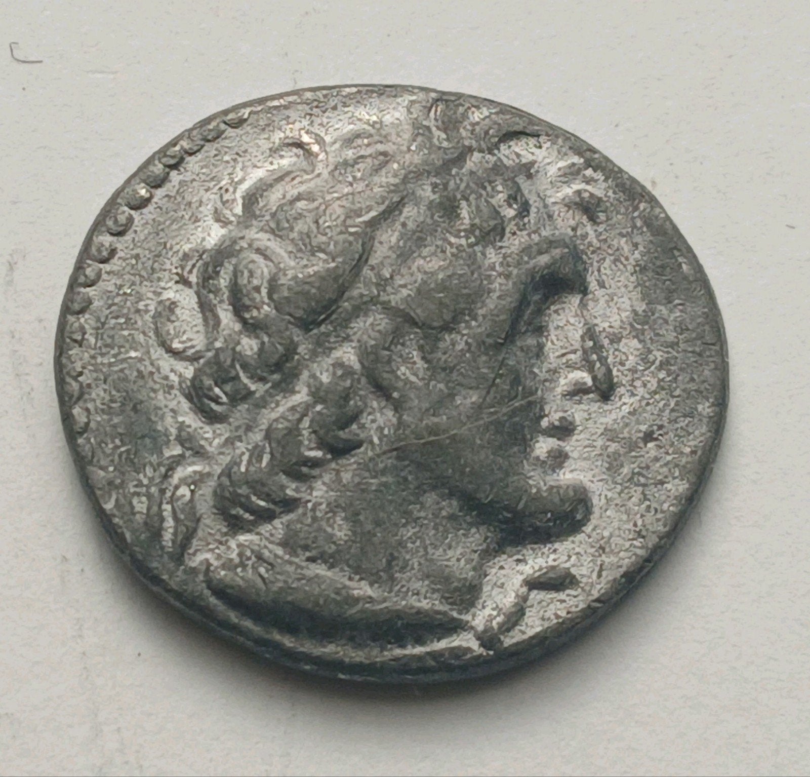 Alexander de Grote 336-323 BC Antieke Munt Tetradrachme Coin, Ophalen of Verzenden, Overige materialen