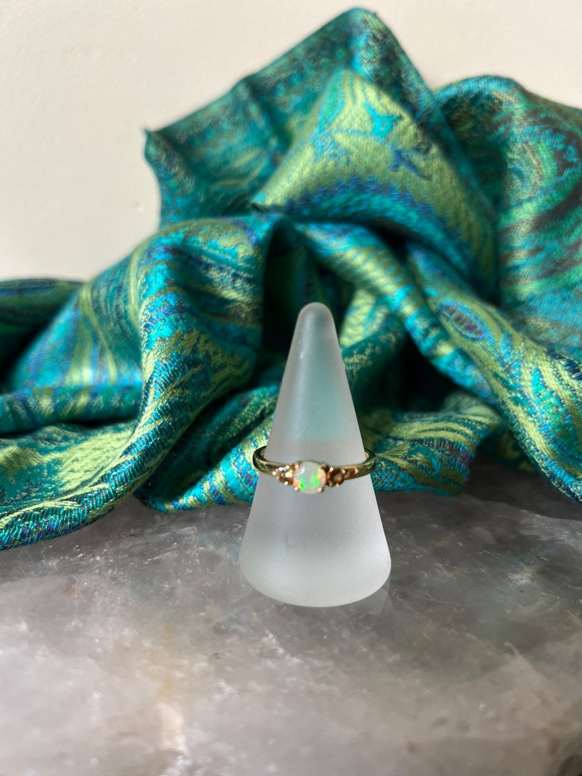 Citrien edelopaal opaal beschermt welvaart vreugde geluk, Sieraden, Tassen en Uiterlijk, Magnolia11, Nieuw, Ophalen of Verzenden
