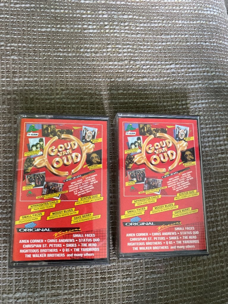 Goud van Oud cassettebandjes - Niet los te koop, Cd's en Dvd's, Cassettebandjes, Gebruikt, 2 t/m 25 bandjes, Ophalen of Verzenden