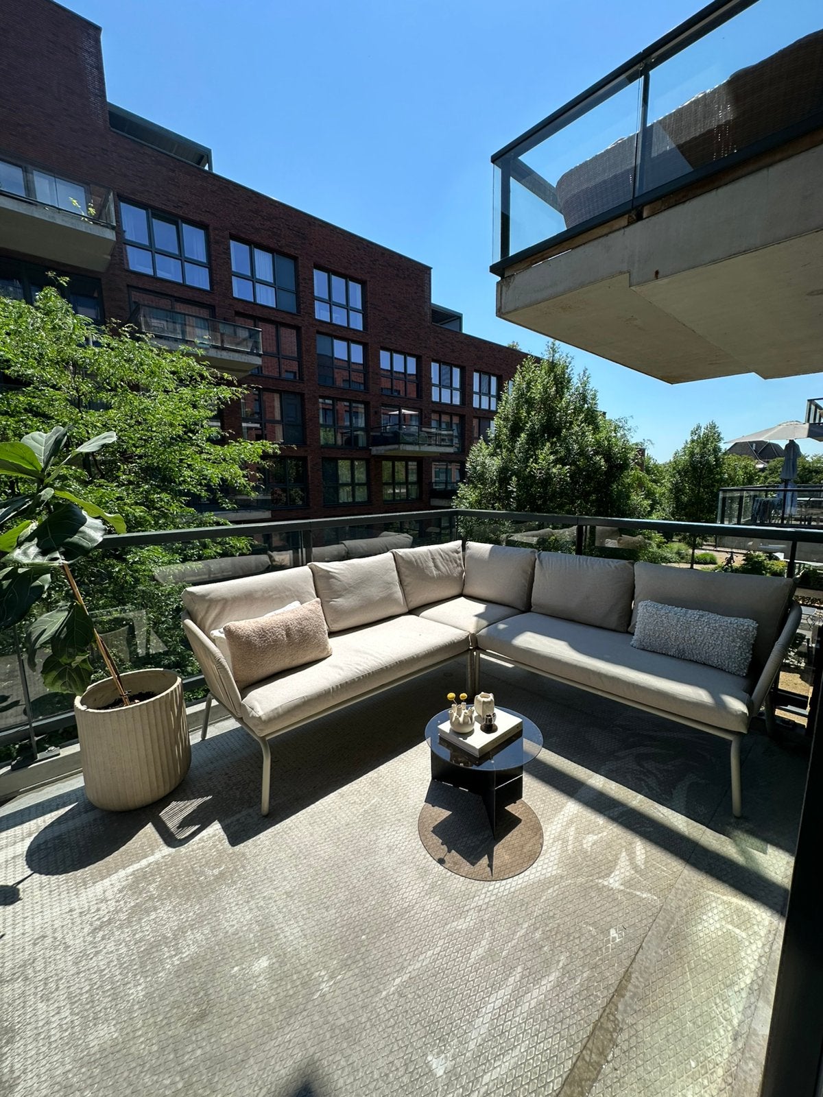 Loungeset van Karwei, Tuin en Terras, Tuinsets en Loungesets, Zo goed als nieuw, Loungeset, Rvs, 5 zitplaatsen, Bank, Ophalen