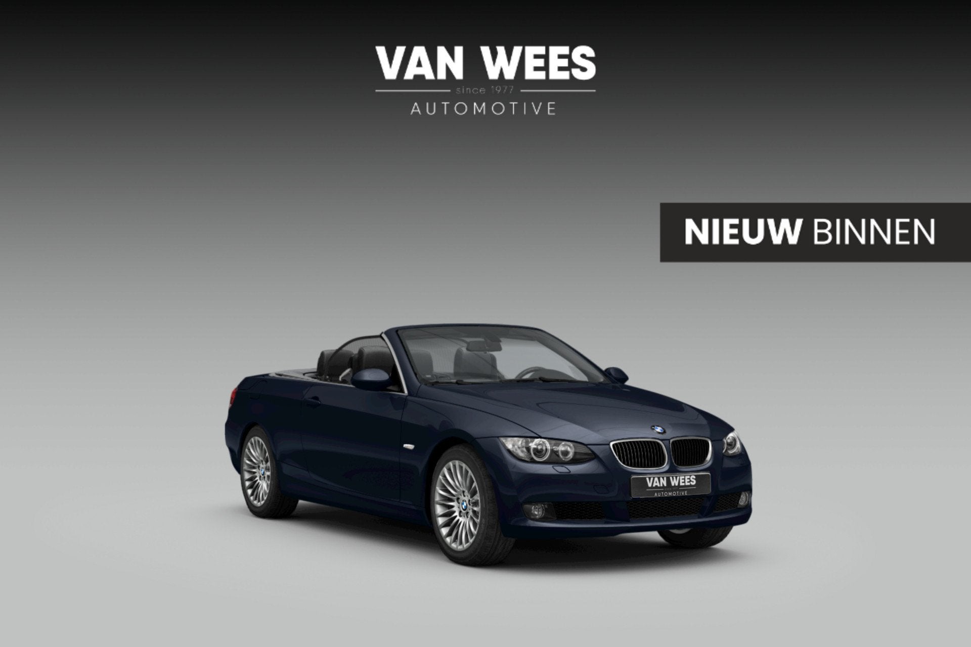 BMW 3-serie Cabrio 320i High Executive | Sportstuur | Cruise, Automatische klimaatregeling, Zwart, 4 cilinders, Cabriolet