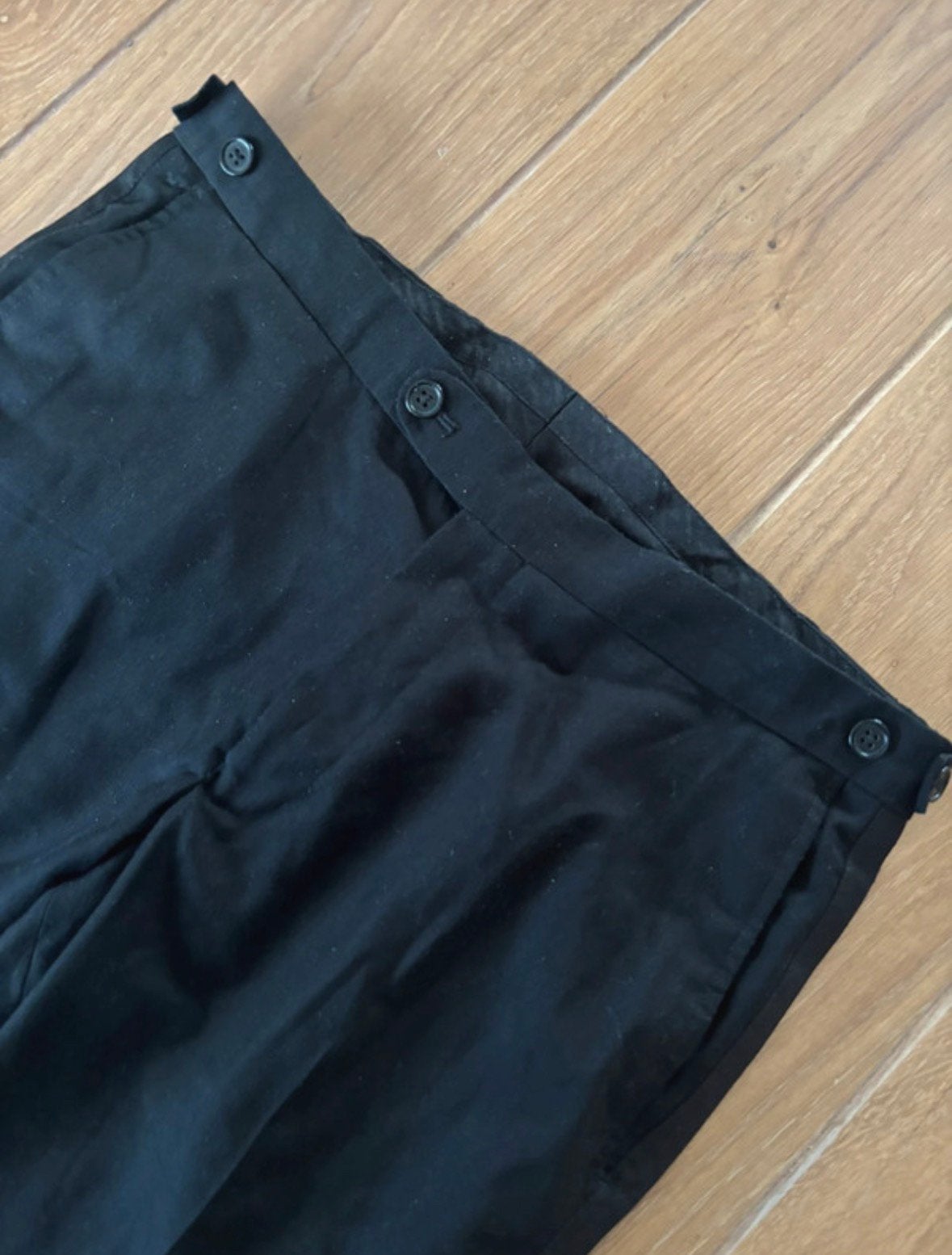 Zwarte herenpantalon van Gents, Ophalen of Verzenden, Gedragen, Maat 48/50 (M), Zwart
