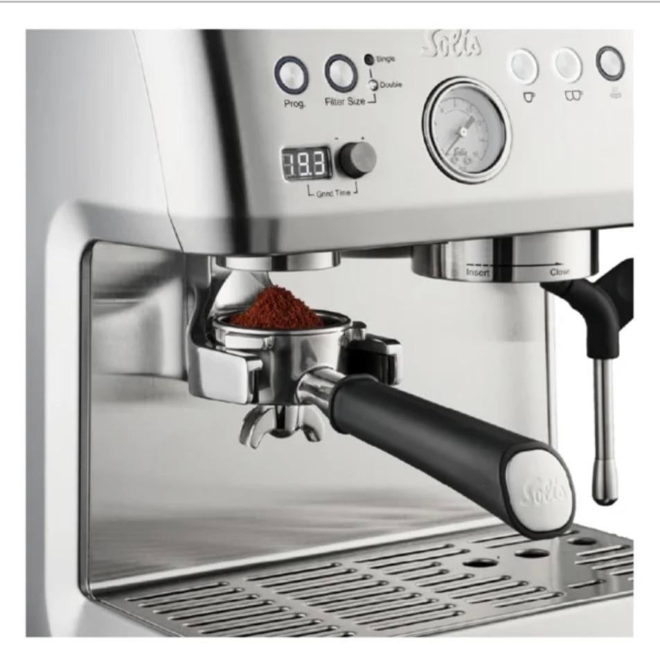 Solis Grind & Infuse Perfetta 1019 + Home Barista Workshop, Ophalen, Espresso apparaat, Nieuw, Koffiebonen