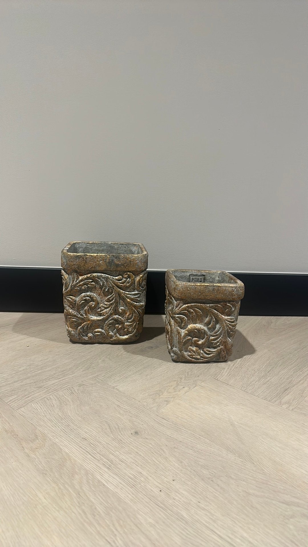 Set bloempotjes ptmd, Ophalen, Rond, Nieuw, Aardewerk