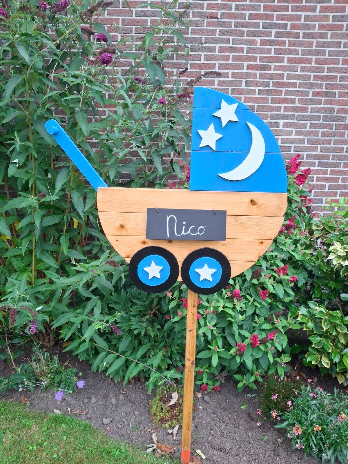 geboorte bord, Kinderen en Baby's, Kraamcadeaus en Geboorteborden, Ophalen, Zo goed als nieuw
